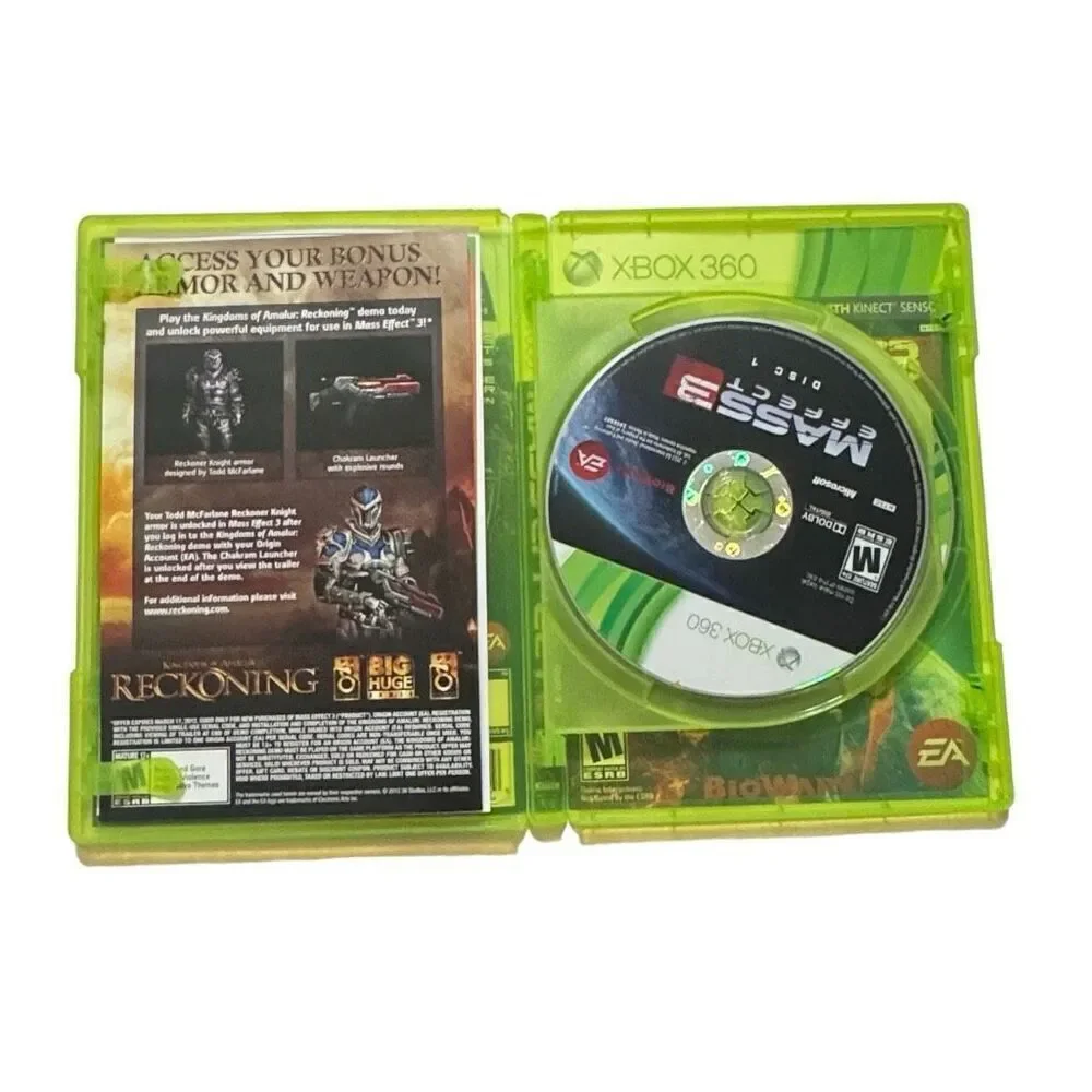 Mass Effect 3 (Microsoft Xbox 360, 2012)